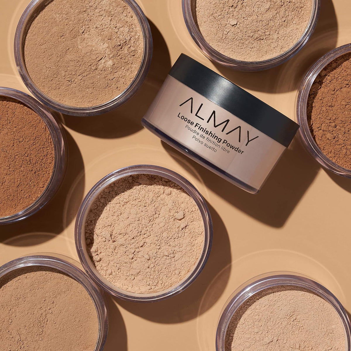 Setting Powder, Face Makeup, Matte Loose Powder, Hypoallergenic, Cruelty Free, 200 Light Medium, 1 Oz